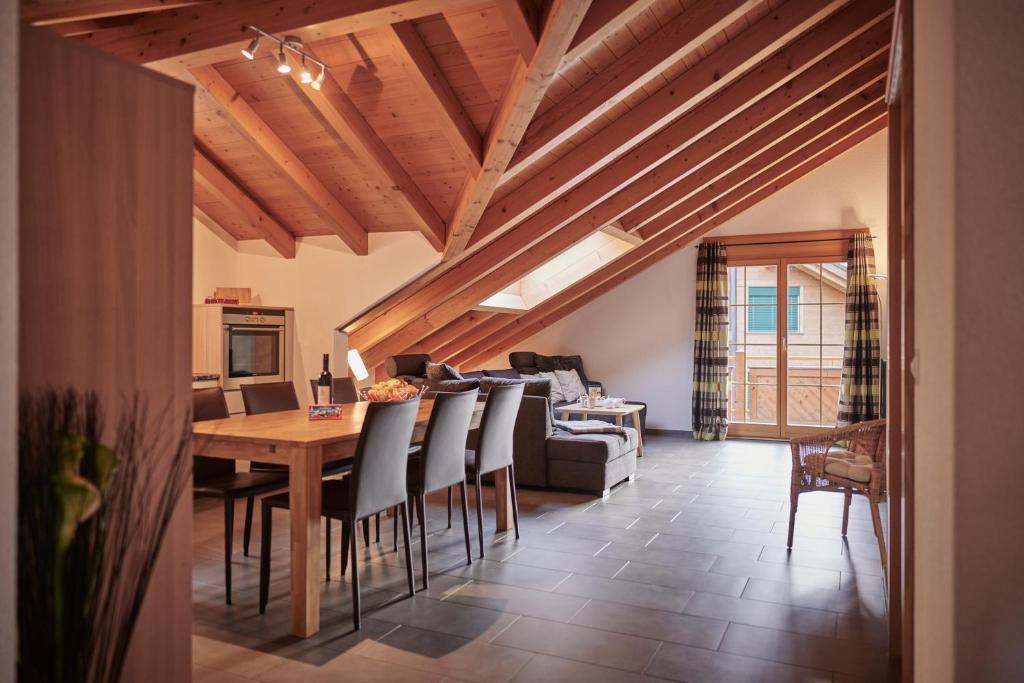 Kuchyň nebo kuchyňský kout v ubytování Apartment Staubbach, Best views, Spacious, Family friendly