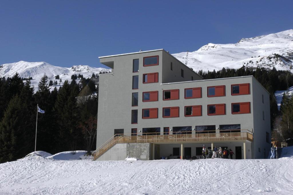 Valbella-Lenzerheide Youth Hostel v zimě
