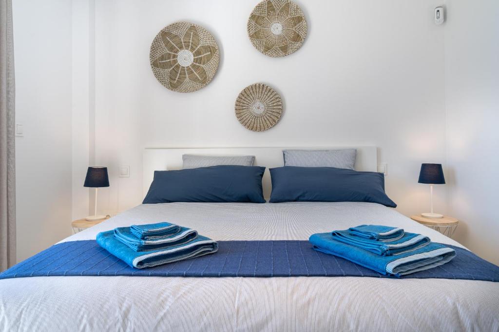 Łóżko lub łóżka w pokoju w obiekcie Casa La Cala - Brand new apartment - La Cala de Mijas - Marbella - Malaga area 2 or 3 bedroom