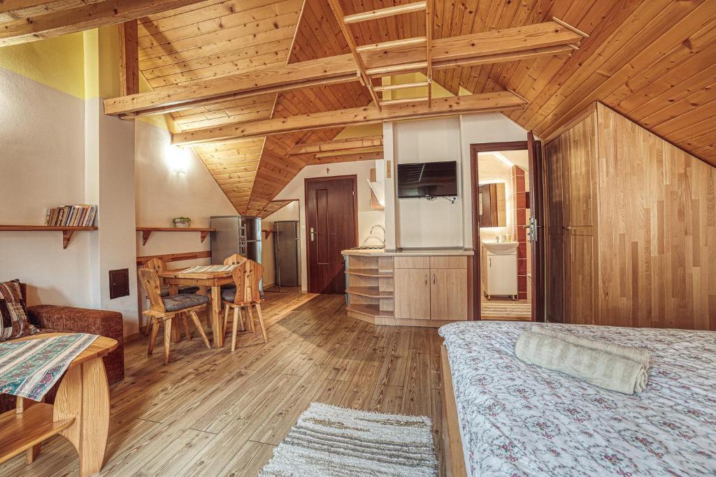 TV a/nebo společenská místnost v ubytování ZET - Penzion & Wellness