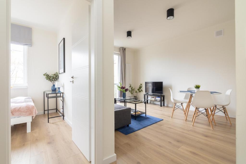 Posteľ alebo postele v izbe v ubytovaní Koszykowa Exquisite Apartment