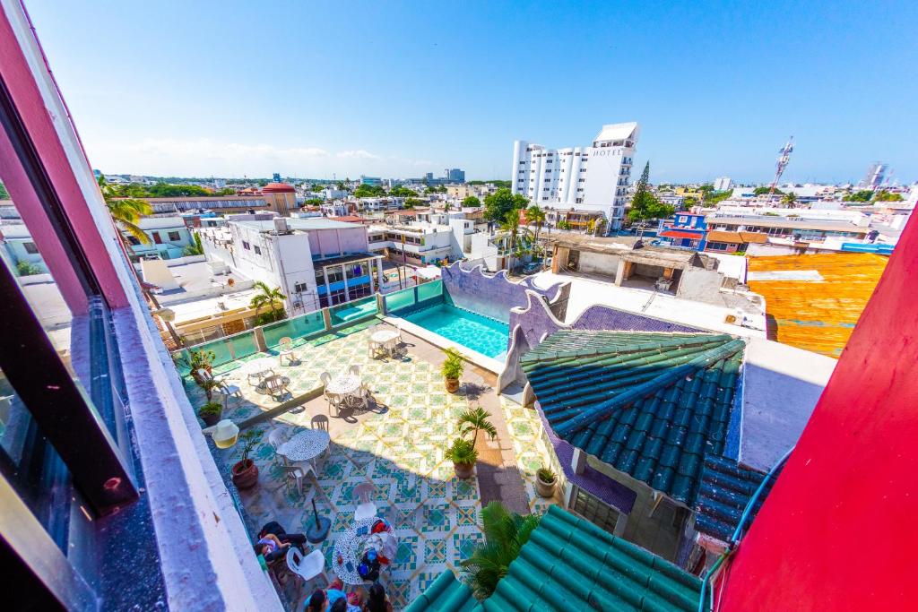 Nespecifikovaný výhled na destinaci Veracruz nebo výhled na město při pohledu z hotelu