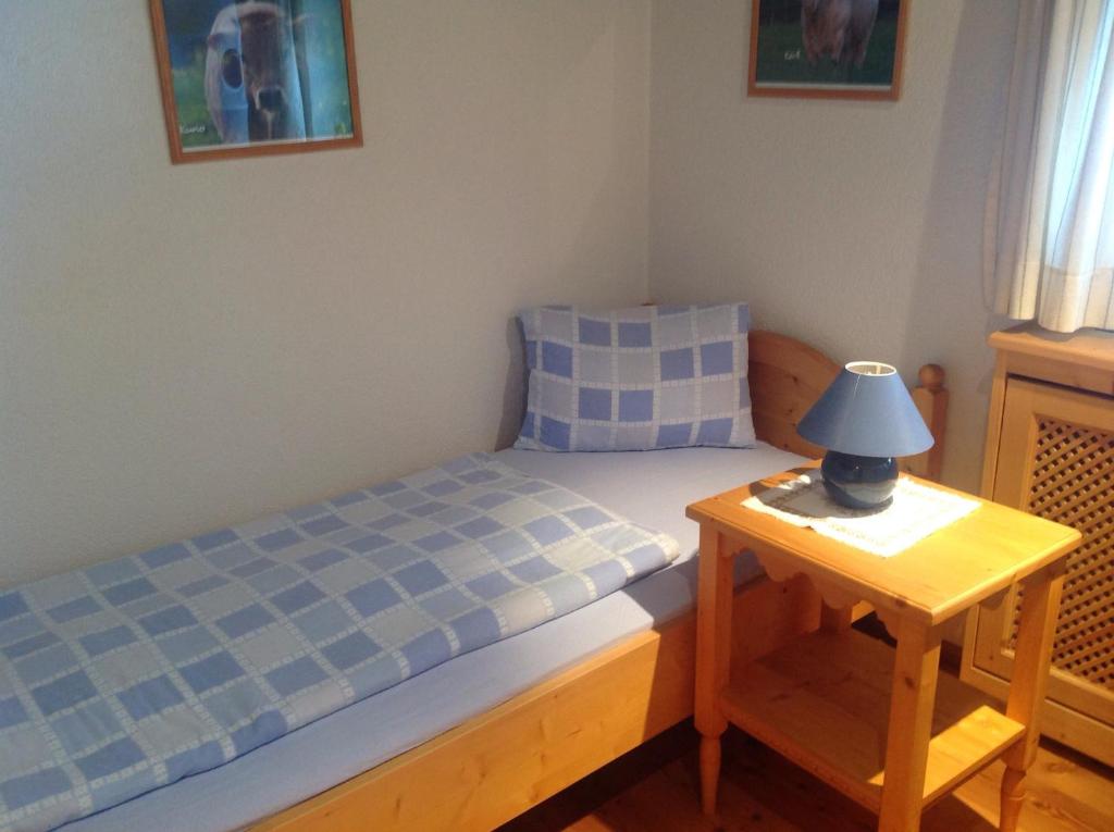 Postel nebo postele na pokoji v ubytování Ferienwohnung Freudenmacher