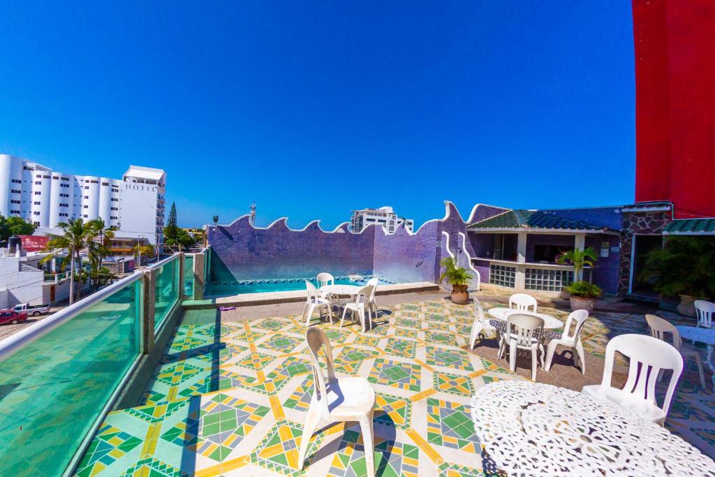 Bazén v ubytování Hotel Ziami nebo v jeho okolí