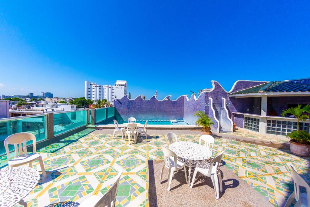 Bazén v ubytování Hotel Ziami nebo v jeho okolí
