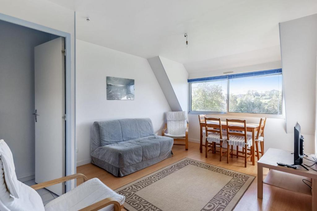 Ruang duduk di Appartement Vallon - Welkeys