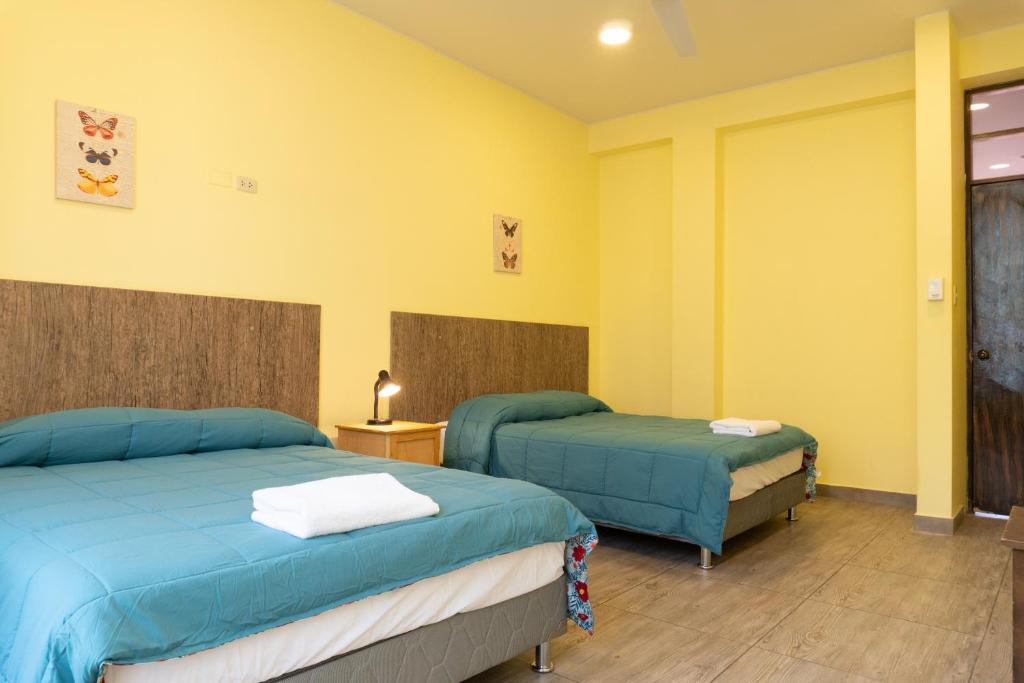 Postel nebo postele na pokoji v ubytování Desert Nights Hostel