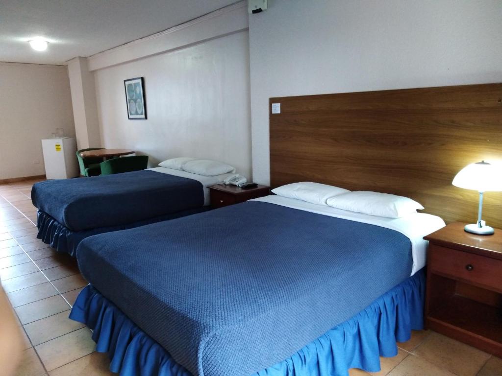 Llit o llits en una habitació de Hotel Tower House Suites