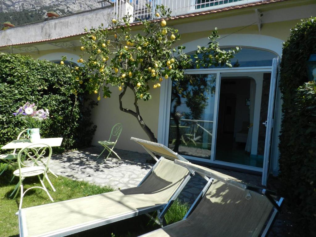 Zahrada ubytování Bacio del Sole B&B Positano