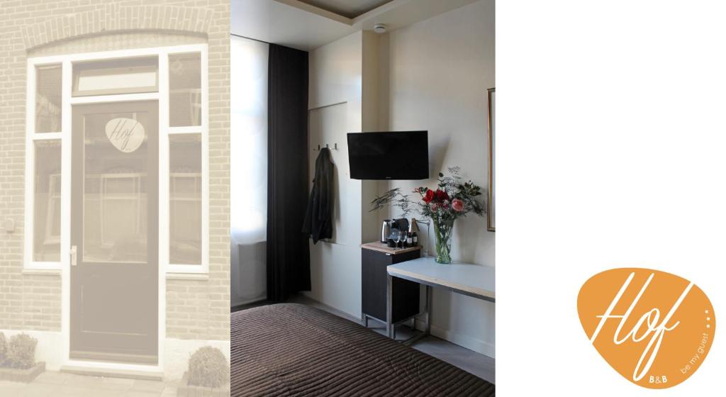 TV a/nebo společenská místnost v ubytování Hof, a luxury B&B in the center of Eindhoven