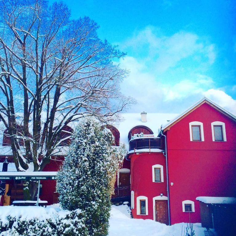 Obiekt Hotel Penzion Trámky zimą