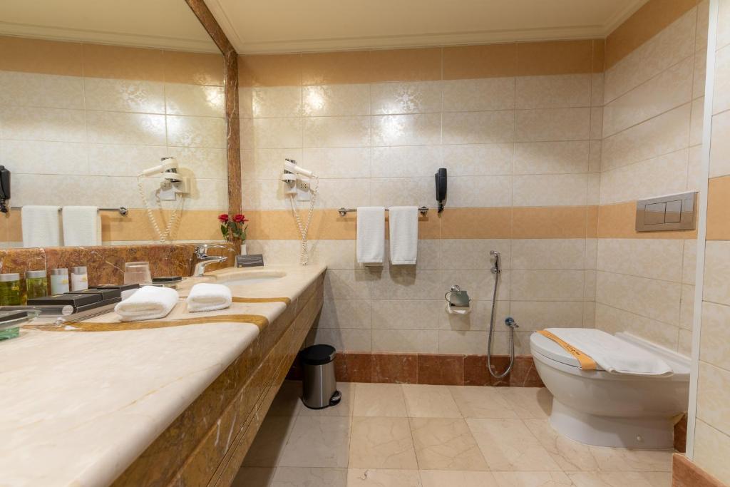 Koupelna v ubytování Al Ghufran Safwah Hotel Makkah