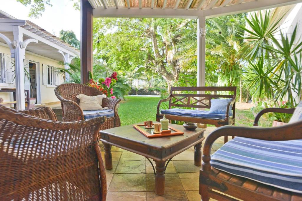 Zahrada ubytování Tree Lodge Mauritius