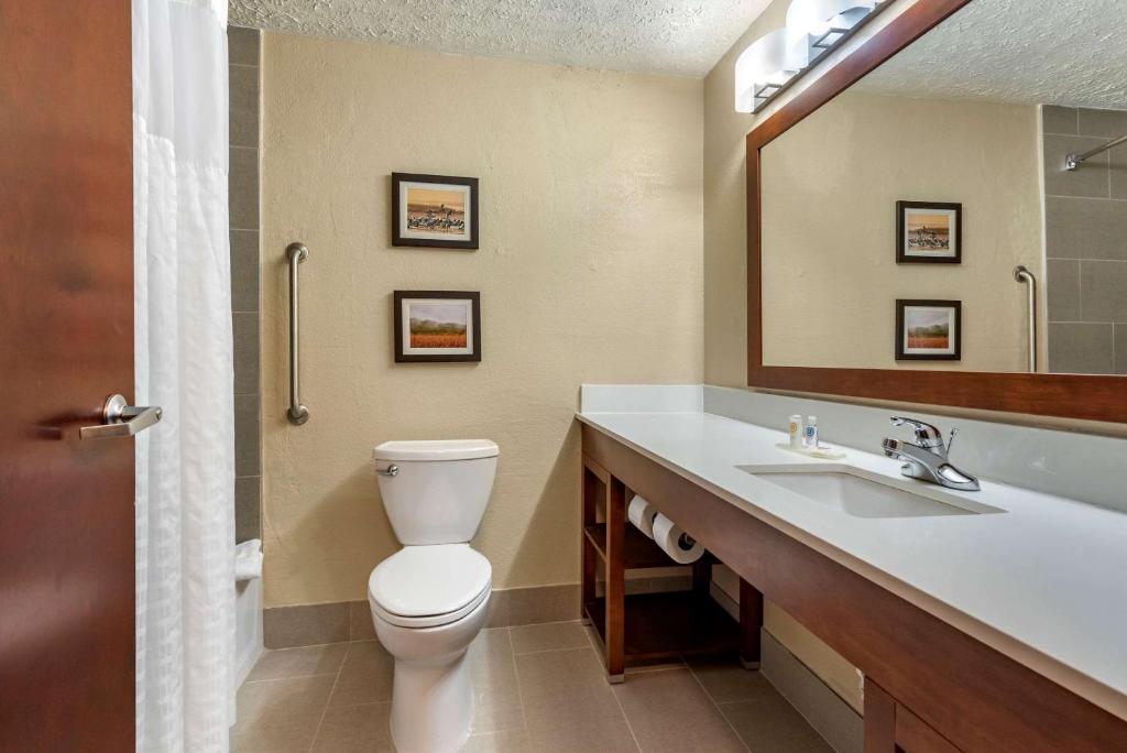 Koupelna v ubytování Comfort Inn