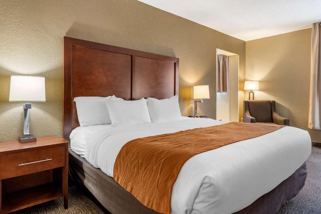 Postel nebo postele na pokoji v ubytování Comfort Inn