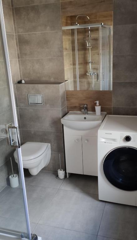 Kúpeľňa v ubytovaní Krollhouse Pokoje gościnne