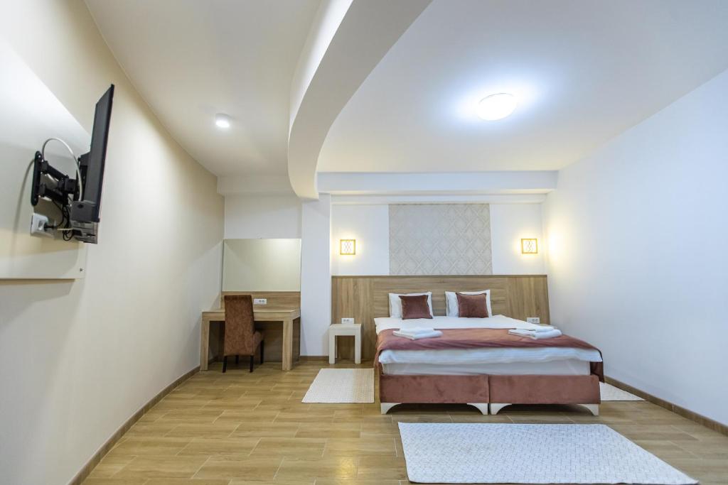 Postel nebo postele na pokoji v ubytování Aqua Spa Termale