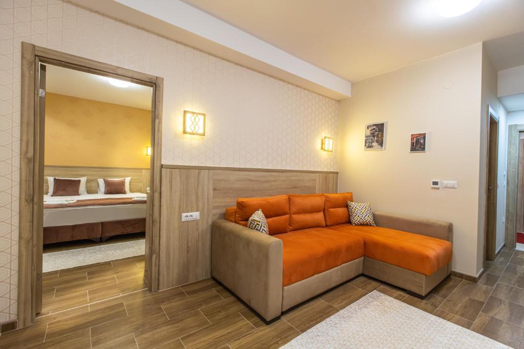 Postel nebo postele na pokoji v ubytování Aqua Spa Termale