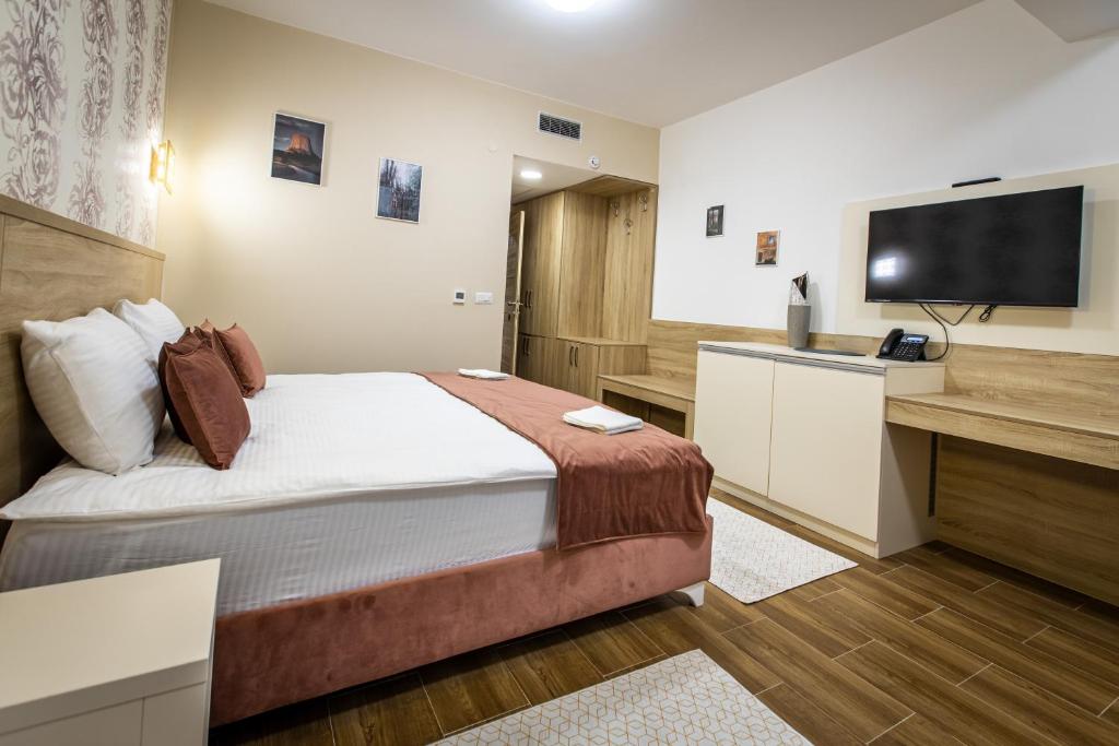 TV a/nebo společenská místnost v ubytování Aqua Spa Termale