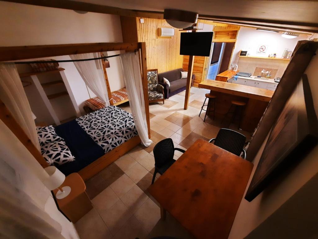 Posezení v ubytování Sapir Apartment