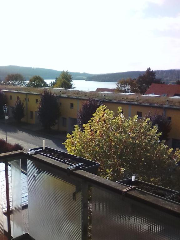 Výhled na řeku, která protéká v blízkosti apartmánu