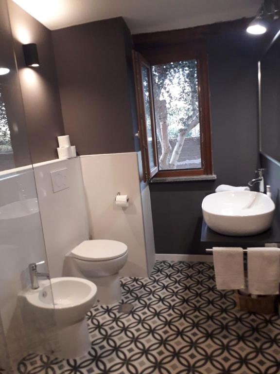 Kúpeľňa v ubytovaní Casa Bella Vista Trevignano Romano