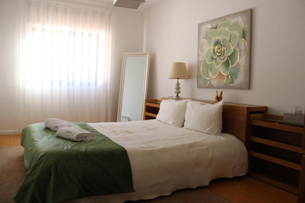 Postel nebo postele na pokoji v ubytování Casa Sandra - Apartamento Carlota