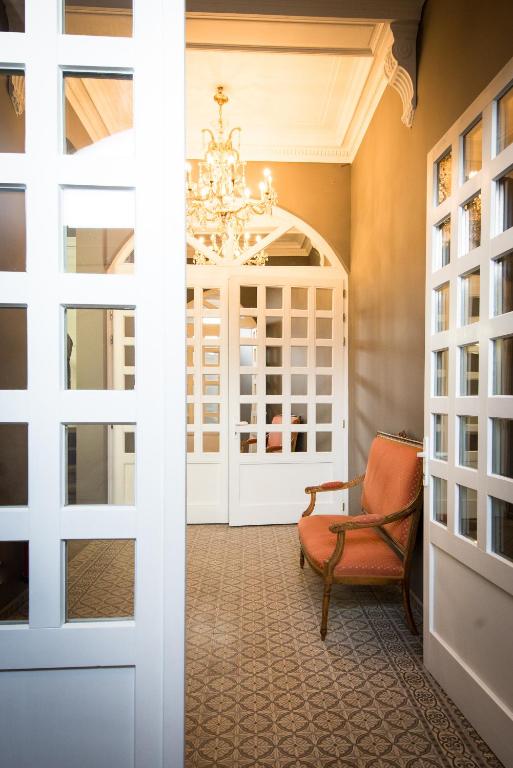 Posezení v ubytování B&B Avenue Deschanel