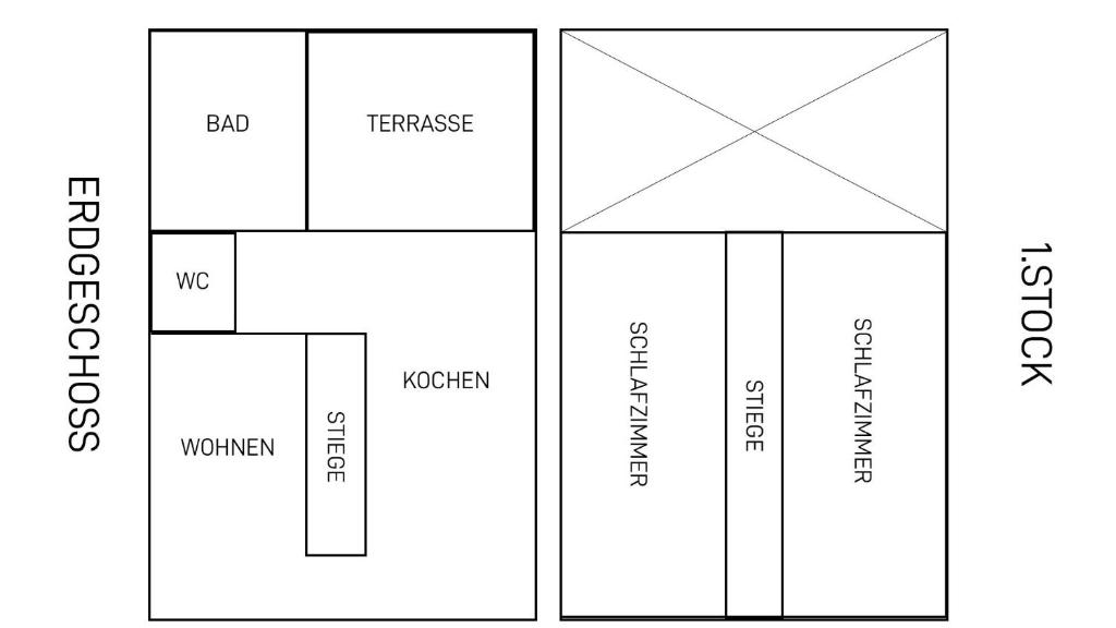 Plan piętra w obiekcie Goldberg Appartement