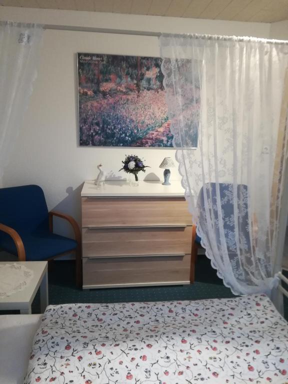 Postel nebo postele na pokoji v ubytování Ferie Apartment Skovby Fyn