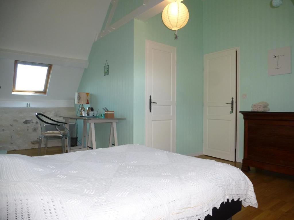 Le Logis de la Chouette - Chambre Double Avec Vue De La Piscine