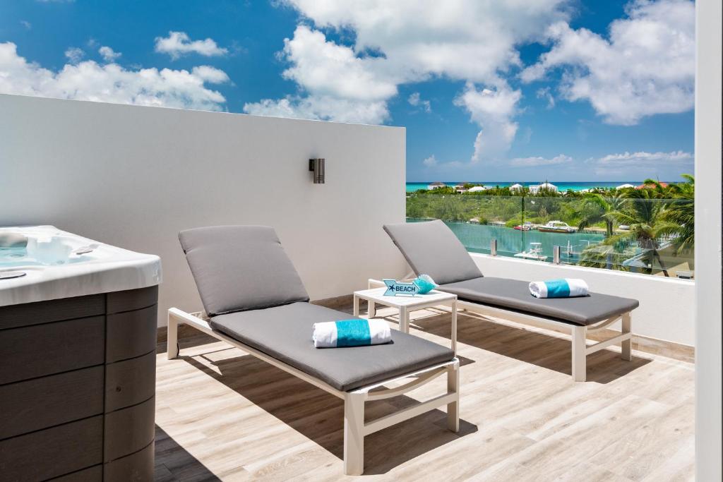 Balkón nebo terasa v ubytování Zenza Boutique Hotel