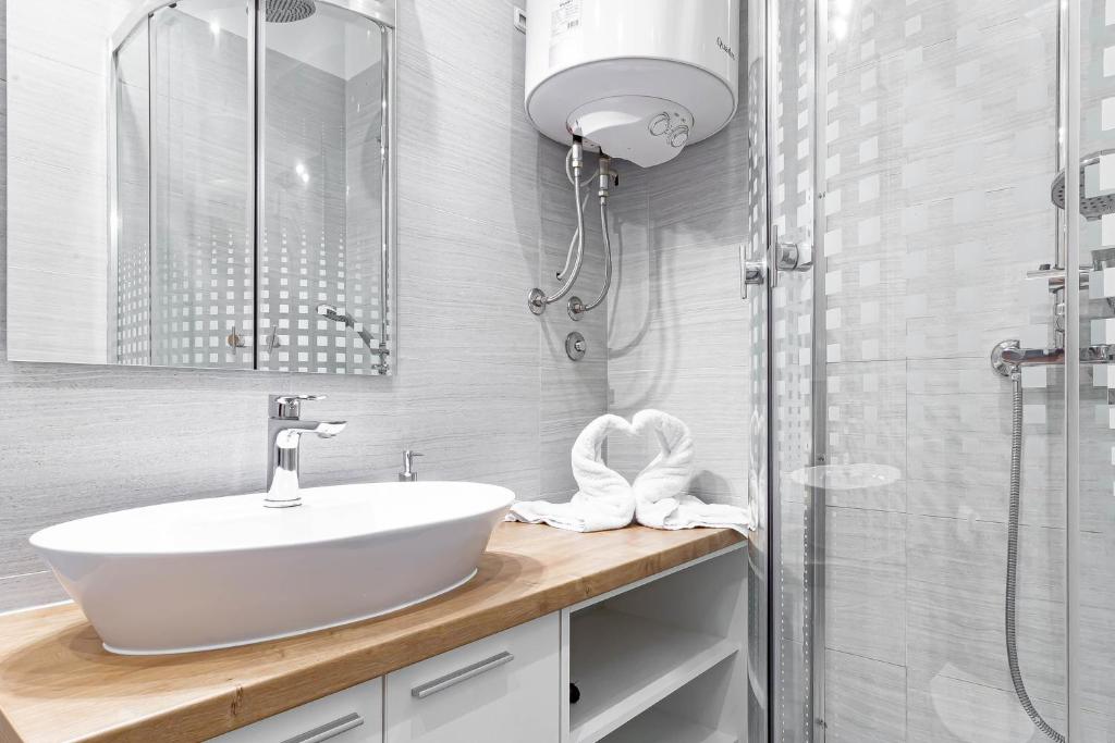 Kúpeľňa v ubytovaní Apartments Pomerio Rijeka East