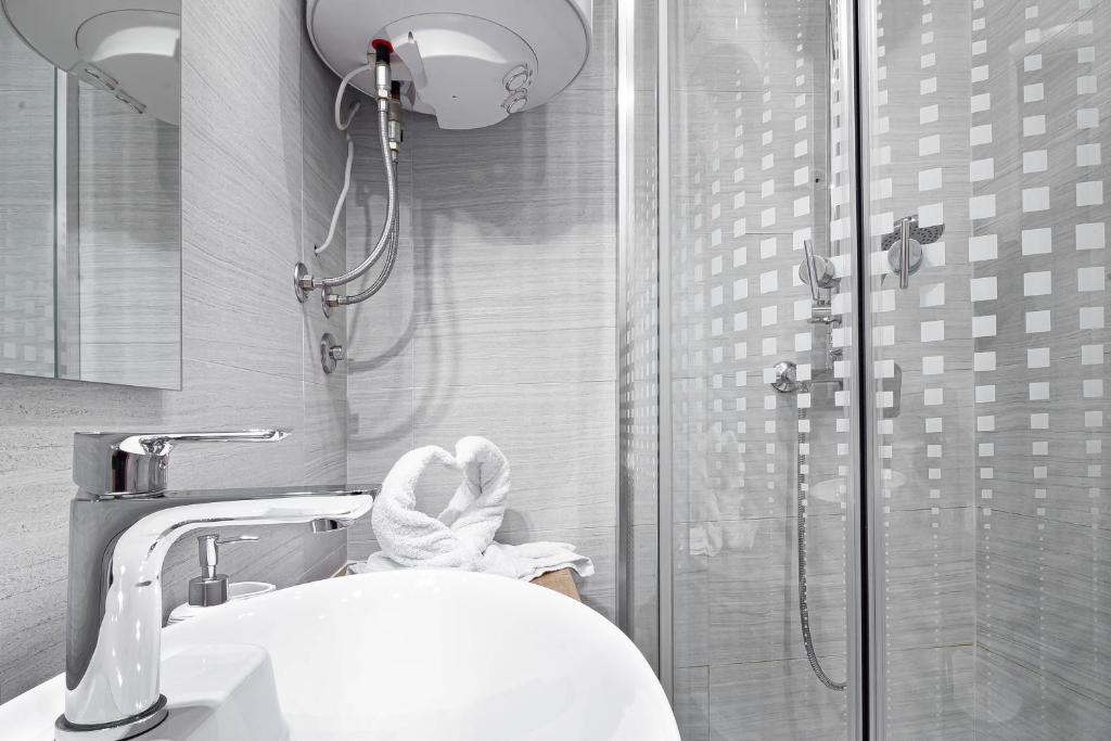 Kúpeľňa v ubytovaní Apartments Pomerio Rijeka East