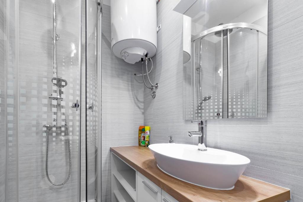 Kúpeľňa v ubytovaní Apartments Pomerio Rijeka East