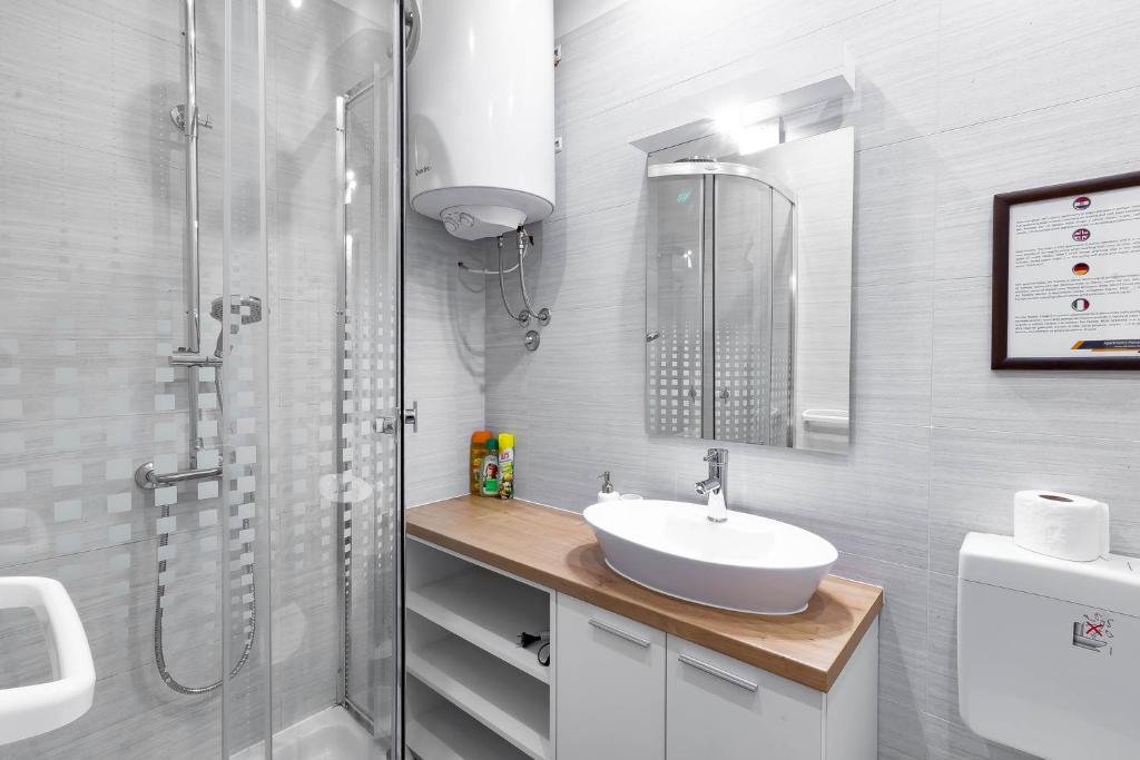 Kúpeľňa v ubytovaní Apartments Pomerio Rijeka East