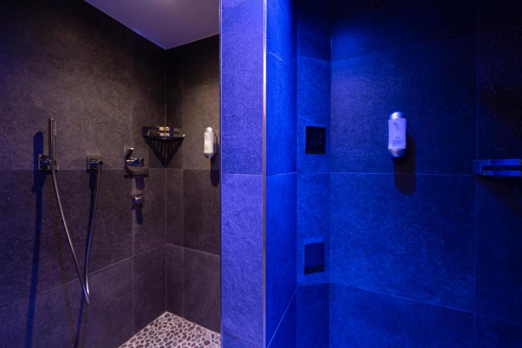 Koupelna v ubytování Hotel Tanzer