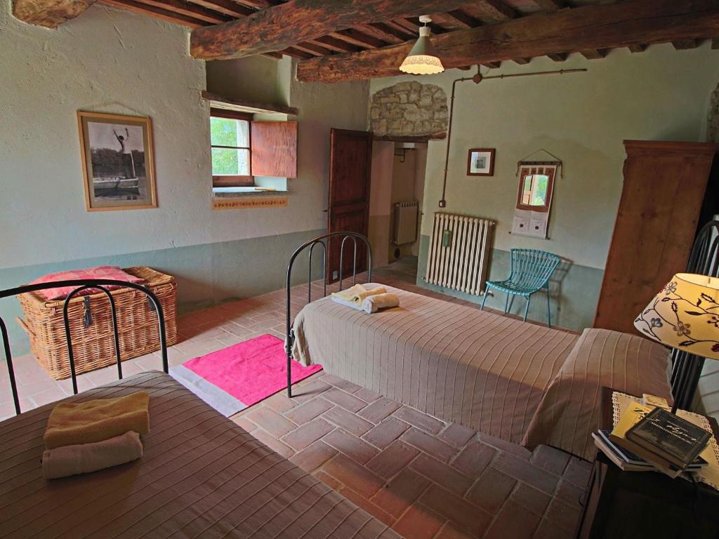 A seating area at Holiday home with swimming pool in Apecchio