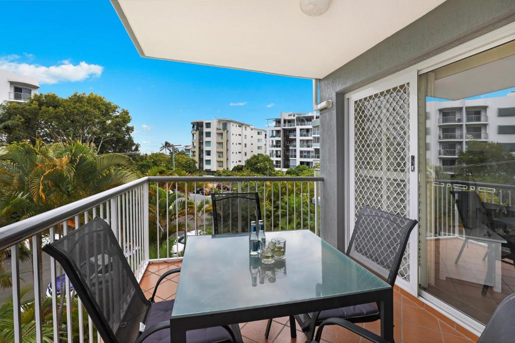 Balkón nebo terasa v ubytování Dockside Apartments Mooloolaba