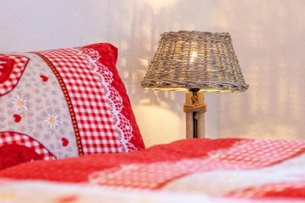 Postel nebo postele na pokoji v ubytování Touring Chez Georges