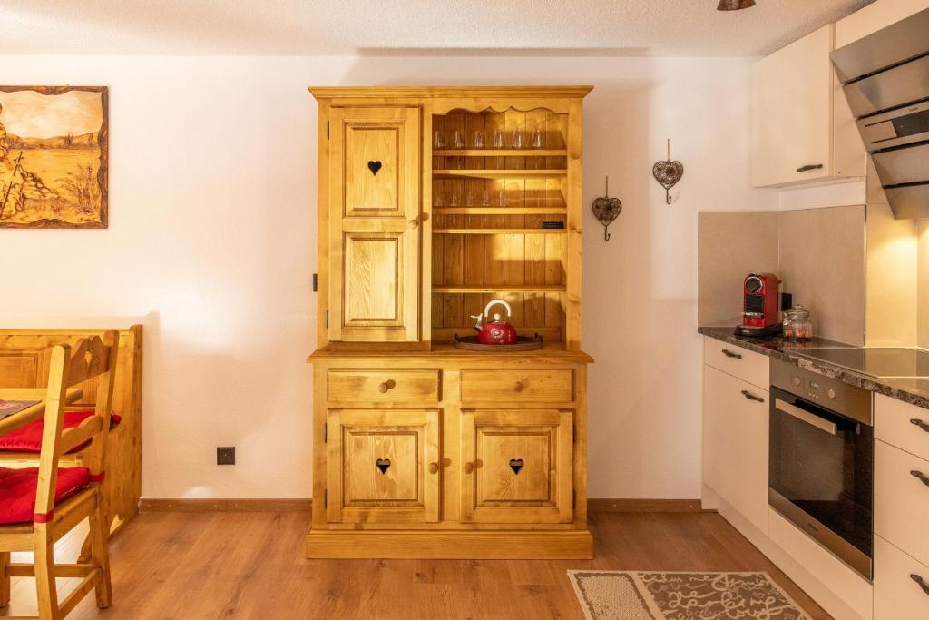 Kuchyň nebo kuchyňský kout v ubytování Touring Chez Georges