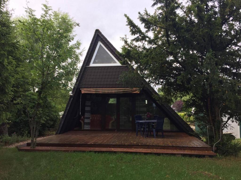 Zahrada ubytování Familienfreundliches-Ferienhaus-mit-Waldrand-Lage