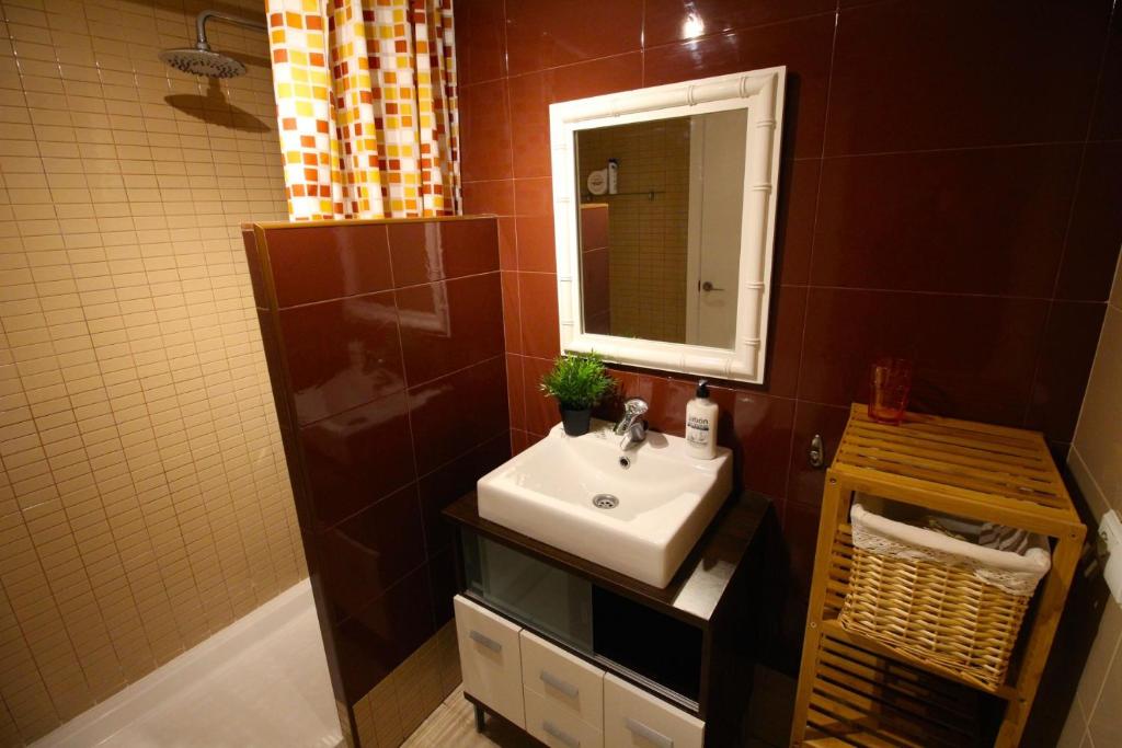 A bathroom at Loft Playa Muchavista