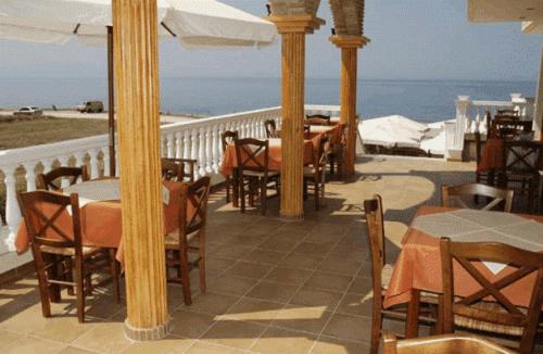 Nespecifikovaný výhled na moře nebo výhled na moře při pohledu z hotelu