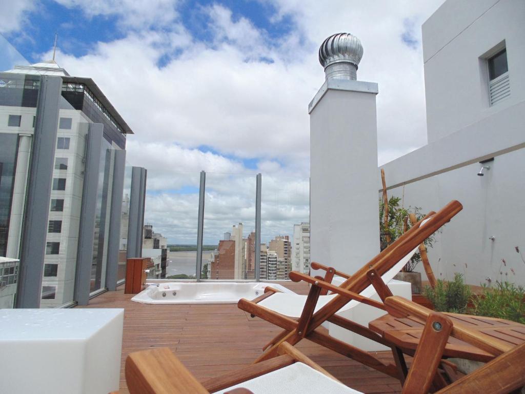 Balkón nebo terasa v ubytování Catamarca Suites Land