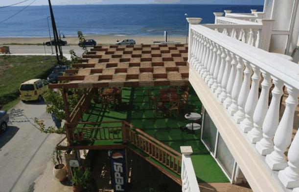 Nespecifikovaný výhled na moře nebo výhled na moře při pohledu z hotelu