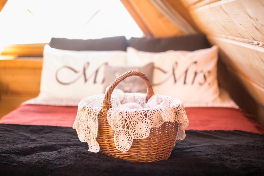 Posteľ alebo postele v izbe v ubytovaní Apartament Widokowy i Wyjątkowy Kościelisko