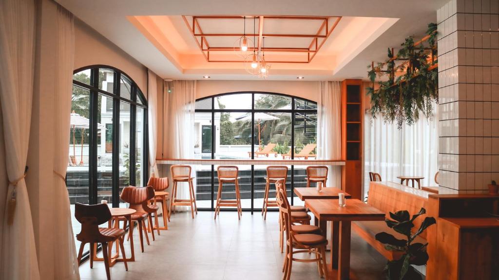 Posezení v ubytování Li CALLA Resort Trat