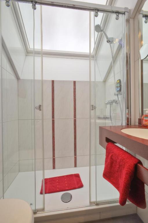 Koupelna v ubytování Hotel Condor