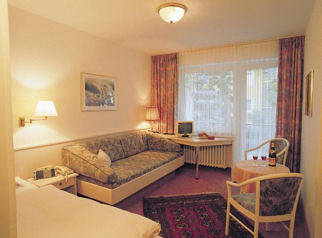 Posezení v ubytování Kurhotel Weber